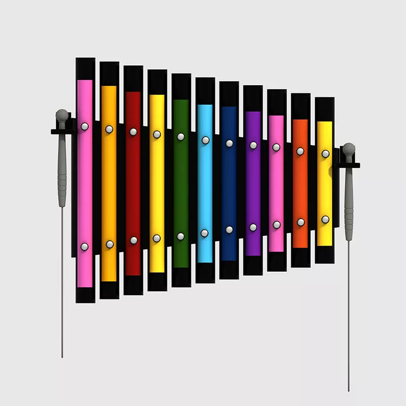 ผนังโลหะเครื่องเพอร์คัชชันของเล่นเครื่องดนตรี